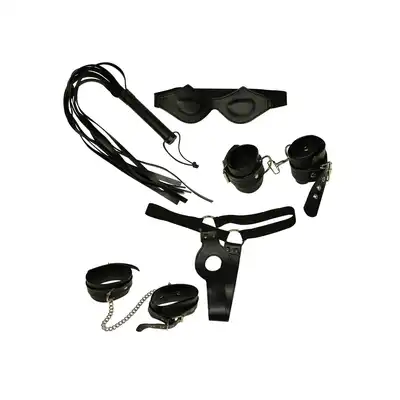 Zestaw-24904801001 BK Bondage Set-Opaska