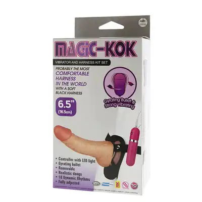 Proteza-MAGIC-KOK VIBRATOR AND HARNESS KIT