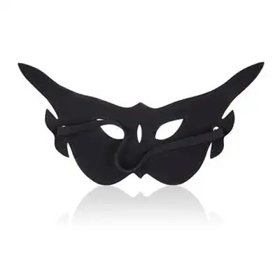 Toyz 4 Lovers - Butterfly Face Mask. Czarna maska motyl. Wygodny materiał, dopasowuje się do twarzy.