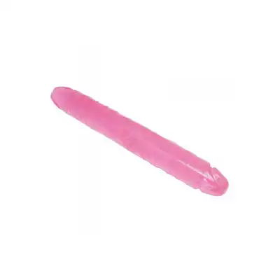 Dildo-SOLID DOUBLE DONG. PREMIUM TPE MATERIAL.