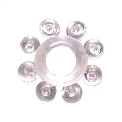 Pierścień-Cockring Rings Bubbles white