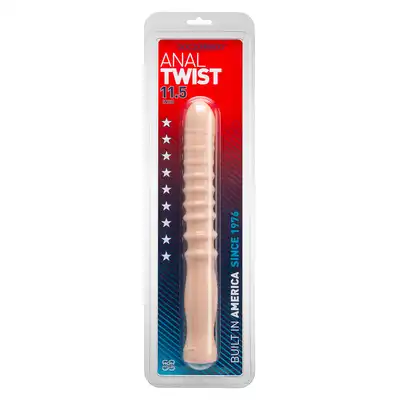 Plug-ANAL TWIST 11.5 INCH FLESH
