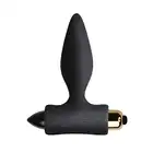 Rocks-Off - Petite Sensations Classic Black. Wibrujący plug analny o owalnej strukturze. Wodoodporny, jedwabiście gładki.