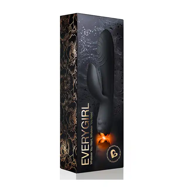 Rocks-Off - Every Girl Rabbit Vibrator. Najlepszy wibrator z króliczkiem, ultra jedwabista powierzchnia, dwa potężne silniki, wodoodporność!
