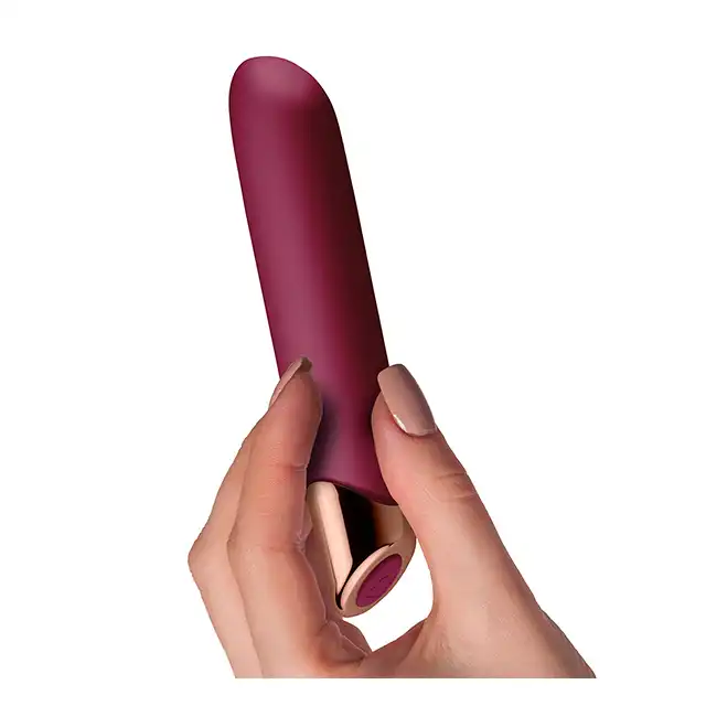 Rocks-Off - Chaiamo Vibrator Burgundy. Potężna siła wibracji, 16 cm dopracowany do perfekcji - ultra gładki silikon medyczny.