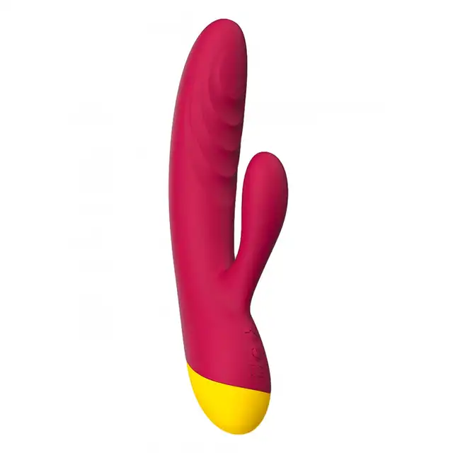 ROMP - Jazz. Wibrator z króliczkiem, klasyczny wzór - innowacyjny model. 4 tryby silnych wibracji, 6 prędkości,wodoodporność, aksamitny silikon. 
