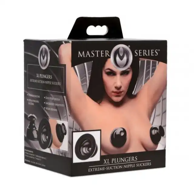 Master Series - XL Plungers Extreme. Przyssawki do sutków i łechtaczki o niezwykle silnej mocy.