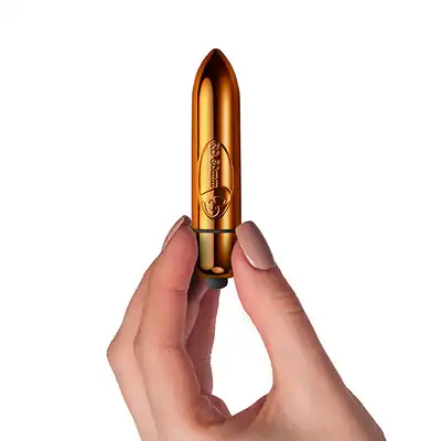 Rocks-Off - 80 mm 1 Speed Vibrator Copper. Niezwykły mini wibrator - stała prędkość, silna wibracja. 