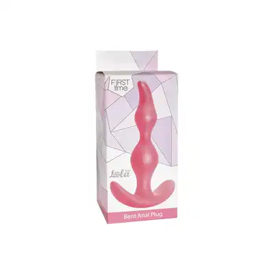 Plug-Anal Plug Bent Anal Plug Pink