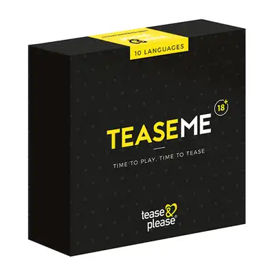 XXXME - TeaseME Time to Play, Time to Tease. Erotyczna gra dla par, pomagająca zrealizować i uwolnić fantazje! Polecenia w 10 językach, maska, lina i klamerki na sutki w zestawie.