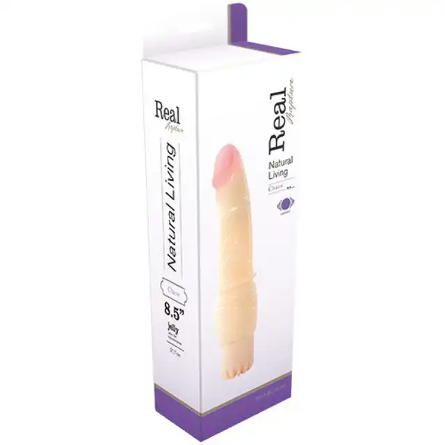 Real Rapture - Chaos Jelly 8,5". 21,7 cm długości, żelowy super wibrator! Łatwa obsługa, hipoalergiczny materiał. Bestseller!