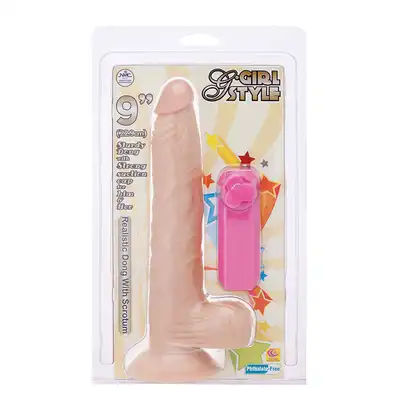 Wibrator-G-GIRL STYLE 9INCH VIBRATING DONG