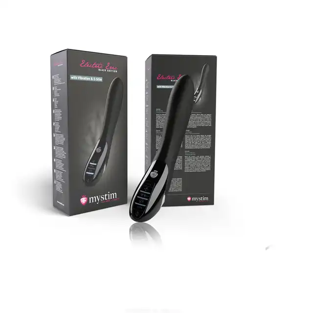 Stymulator-ELECTRIC ERIC ESTIM VIBRATOR BLACK