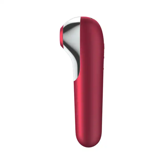 Satisfyer - Dual Love Air Pulse Red. Nowoczesny wibrator z funkcją Air Pulse. Sterowanie aplikacją z Satisfyer App!