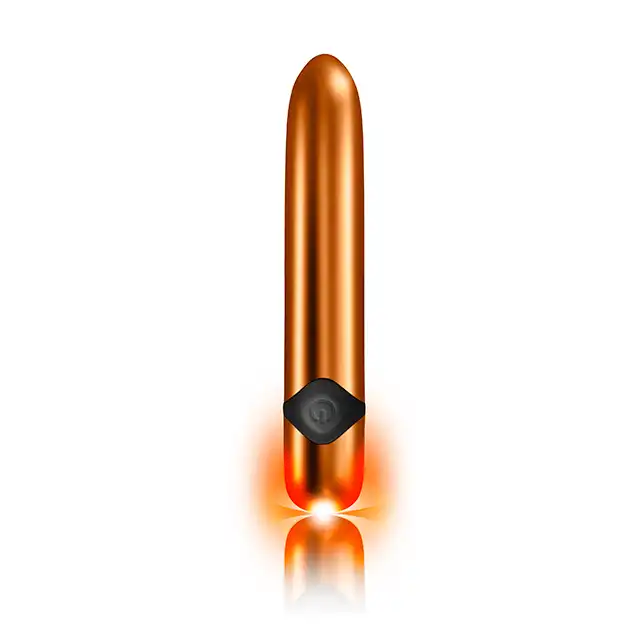 Rocks-Off - Havana 10 Speed Orange Gold. Super silny wibrator z funkcją led i 10 trybami wibracji!