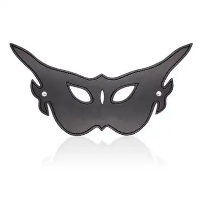 Toyz 4 Lovers - Butterfly Face Mask. Czarna maska motyl. Wygodny materiał, dopasowuje się do twarzy.