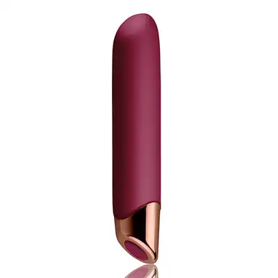 Rocks-Off - Chaiamo Vibrator Burgundy. Potężna siła wibracji, 16 cm dopracowany do perfekcji - ultra gładki silikon medyczny.
