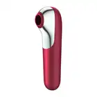 Satisfyer - Dual Love Air Pulse Red. Nowoczesny wibrator z funkcją Air Pulse. Sterowanie aplikacją z Satisfyer App!