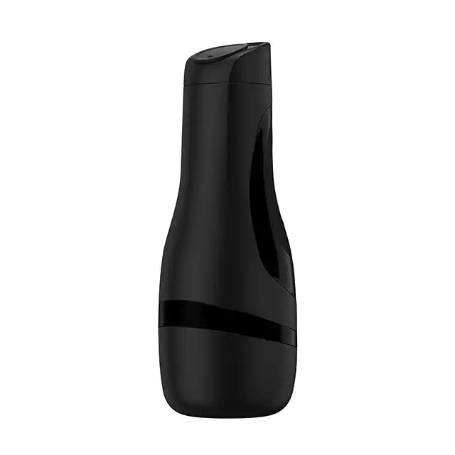 Satisfyer - Men Classic Masturbator Black. Klasyczny, elegancki masturbator z głębokim tunelem z cyberskóry. Mega Sale