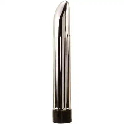 Wibrator-Minx Sensuous Ribbed Vibrator Silver OS
