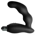 Rocks-Off - Bad Boy Intense 10 Speed Black. Wibrujący plug analny, fałdowany z jedwabnego silikonu. 100% wodoodporny!