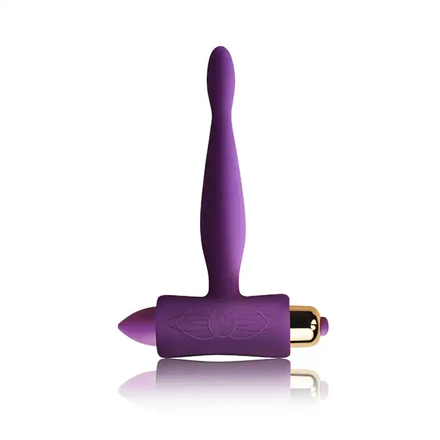Rocks-Off - Petite Sensations Teazer Purple. Wibrujący plug analny. W pełni wodoodporny, jedwabiście gładki. 