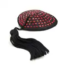 Toyz4Lovers - Heart Nipples Tassels Red. Czarne nasutniki z frędzlami i czerwonymi kryształkami. Mega sale!