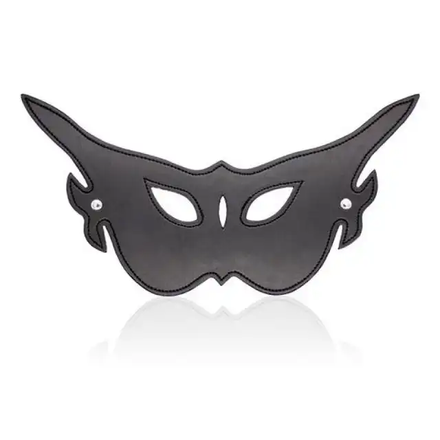 Toyz 4 Lovers - Butterfly Face Mask. Czarna maska motyl. Wygodny materiał, dopasowuje się do twarzy.