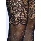 Leg Avenue - 84976 pończochy z diamencikami oraz pas. One size. 