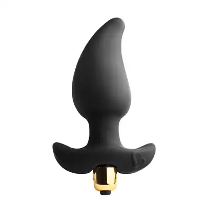 Rocks-Off - Butt Quiver 7 Speed. Wibrujący plug analny, stymulacja prostaty o unikatowym kształcie. 