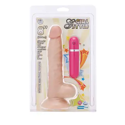 Wibrator-G-GIRL STYLE 8INCH VIBRATING DONG
