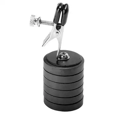 Master Series - Nipples Clamps with Weights. Klamerki na sutki z obciążnikami! Regulacja ciężaru.