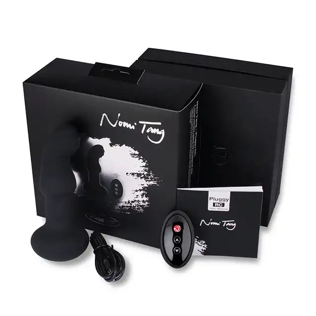 Nomi Tang - Pluggy Rotating&amp;Vibrating Plug. Zdalnie sterowany, super nowoczesny, wibrujący i rotujący plug analny. Nowe doznania, wysoka klasa produktu. Mega Sale!