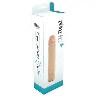 Real Rapture - Twister Jelly 8". 20 cm długości, wodoodporny, gruby wibrator! Łatwa obsługa, hipoalergiczny materiał. Nr 1 w tej cenie!