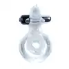 Boss Series - Vibro Cockring Dolphin Clear. Wibrujący żelowy pierścień erekcyjny delfinek. Lekki, elastyczny i silnie wibrujący. 