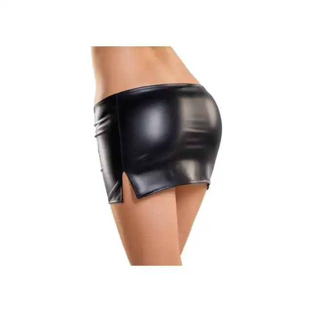 Glossy - Shiny Wetlook skirt. Skóropodobna spódniczka rozmiar S. 