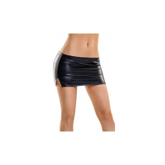 Glossy - Shiny Wetlook skirt. Skóropodobna spódniczka rozmiar S. 