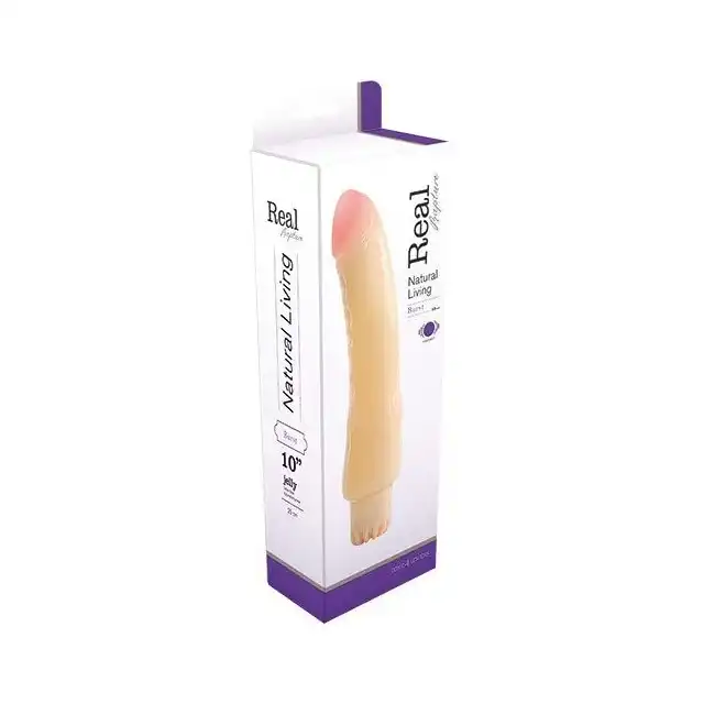 Real Rapture - Volcano Jelly 10". 25,4 cm długości, żelowy, gruby wibrator! Łatwa obsługa, hipoalergiczny materiał. Bestseller!