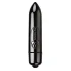 Rocks-Off - 80 mm 7  Speed Vibrator Black. Czarny mini wibrator o 7 prędkościach silnych wibracji.