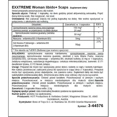 Supl.diety-eXXtreme Libido caps woman 1x5 Stk.