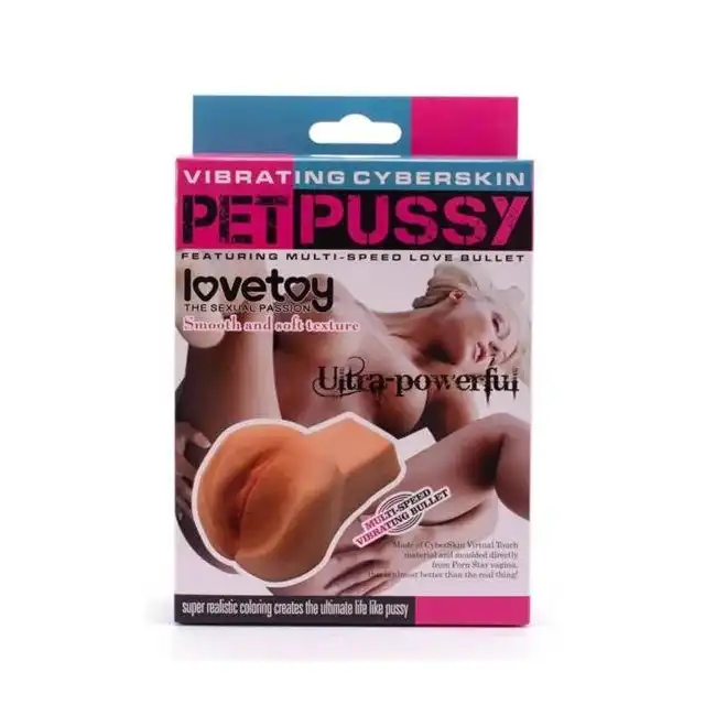 LoveToy - Vibrating Pet Pussy &amp; Ass. Wibrująca pochwa z przyjemnymi wibracjami. Mega realistyczna, przyjemna w dotyku. 