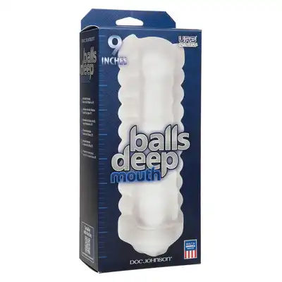 Masturbator-BALLS DEEP 9"""" STROKER ASS FROST