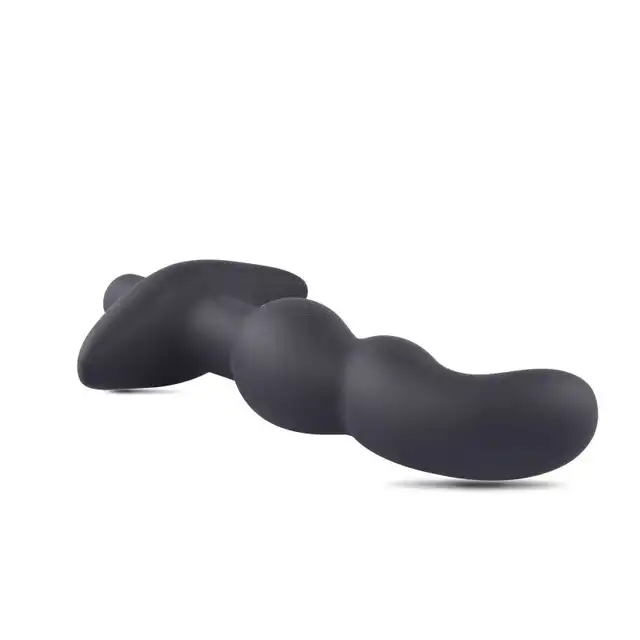 Toyz4Lovers - Black Twist. Wibrujący plug analny, wodoodporny, aksamitnie gładki. 13,5 cm długości, 3,5 cm szerokości. 
