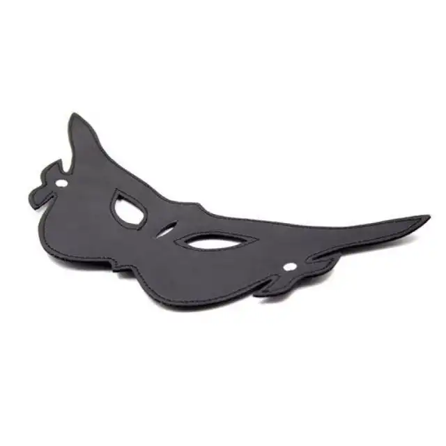 Toyz 4 Lovers - Butterfly Face Mask. Czarna maska motyl. Wygodny materiał, dopasowuje się do twarzy.