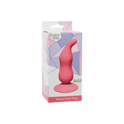 Plug-Anal Plug Waved Anal Plug Pink