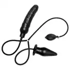Master Series - Inflatable Plug &amp; Dildo. Nietypowy zestaw pompowany plug i dildo. 