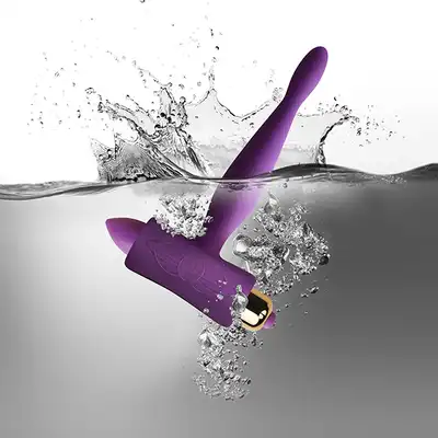 Rocks-Off - Petite Sensations Teazer Purple. Wibrujący plug analny. W pełni wodoodporny, jedwabiście gładki. 