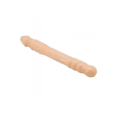 Dildo-PERFECT DOUBLE DONG. PREMIUM TPE MATERIAL.