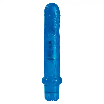Wibrator-VIBRATOR JAMMY JELLY FRESH GLITTER BLUE