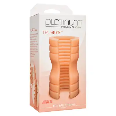 Masturbator-PLATINUM THETRU STROKE RIBBED FLESH